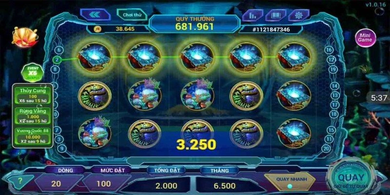 Chơi Nổ Hũ Thủy Cung bình tĩnh và tính toán cẩn thận