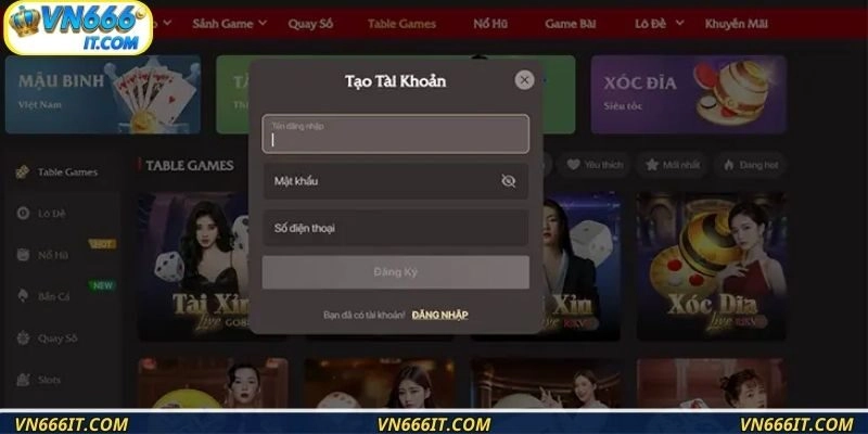 Đăng ký VN666 đúng cách để nhận thưởng hấp dẫn