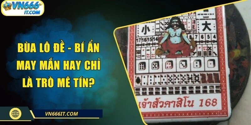 Bùa Lô Đề – Bí Ẩn May Mắn Hay Chỉ Là Trò Mê Tín?