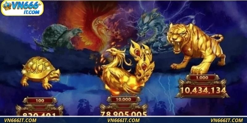Giới thiệu game nổ hũ Tứ Thần Thú