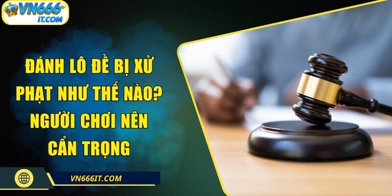 Đánh Lô Đề Bị Xử Phạt Như Thế Nào – Người Chơi Nên Cẩn Trọng